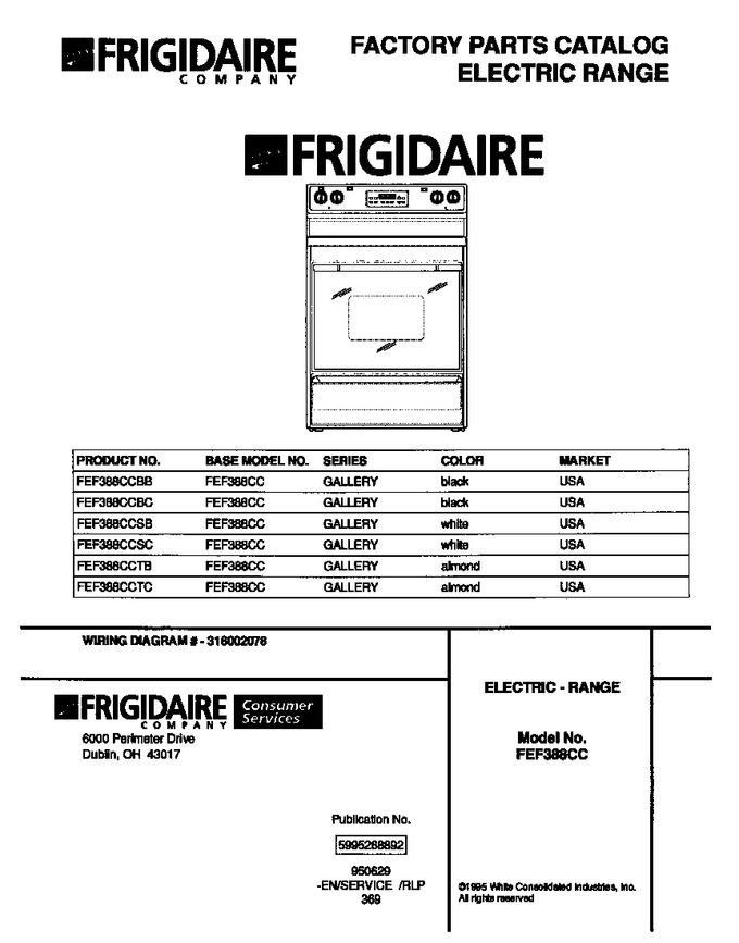 Diagram for FEF388CCTB