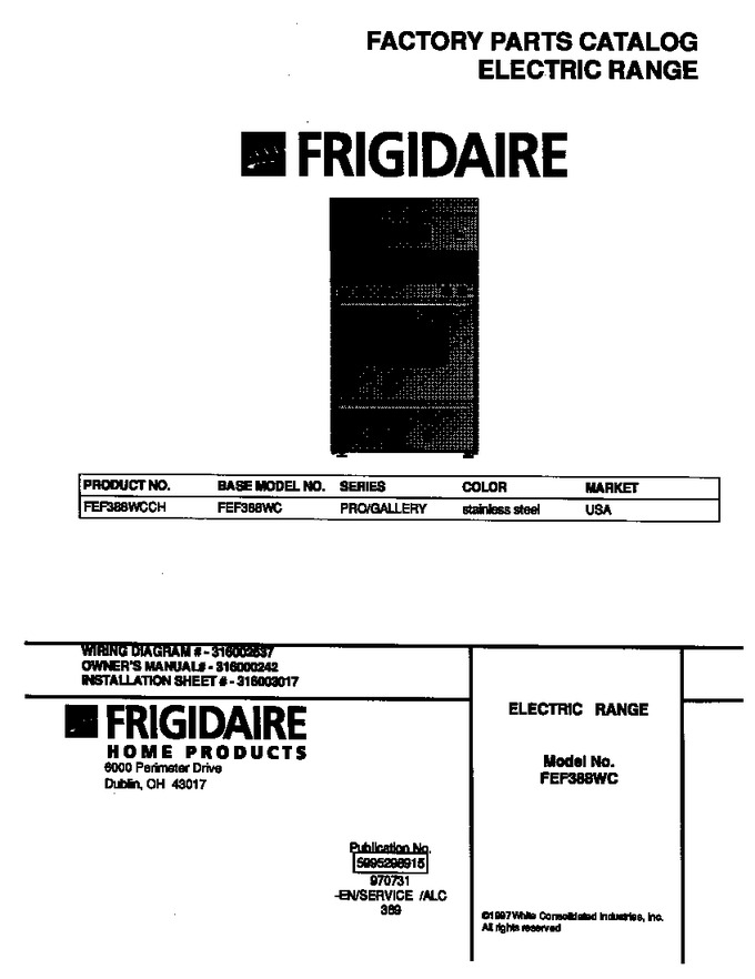Diagram for FEF388WCCH