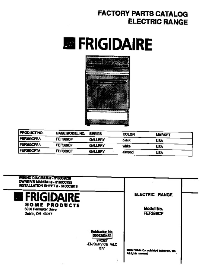 Diagram for FEF389CFSA