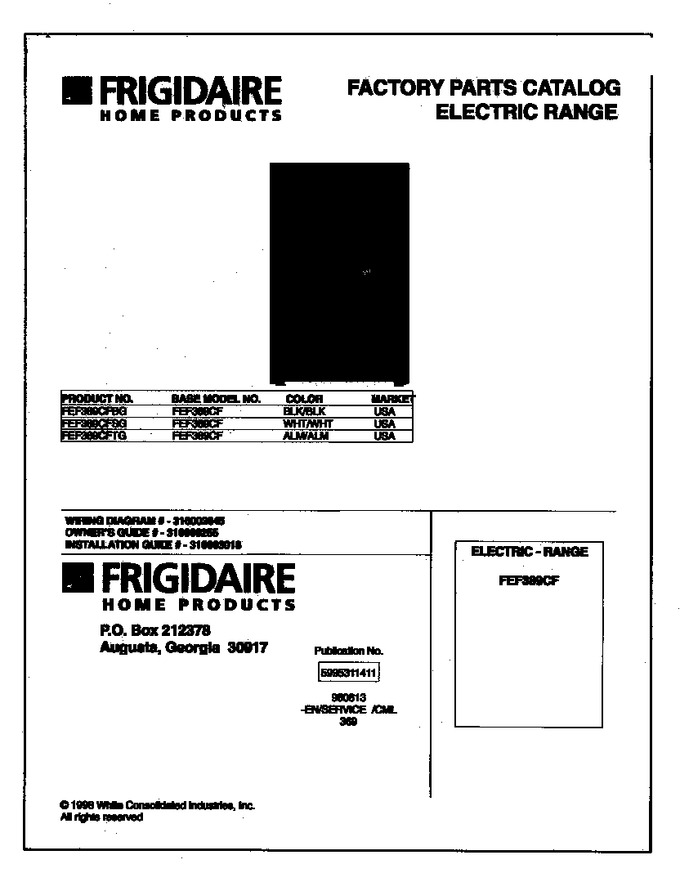 Diagram for FEF389CFBG