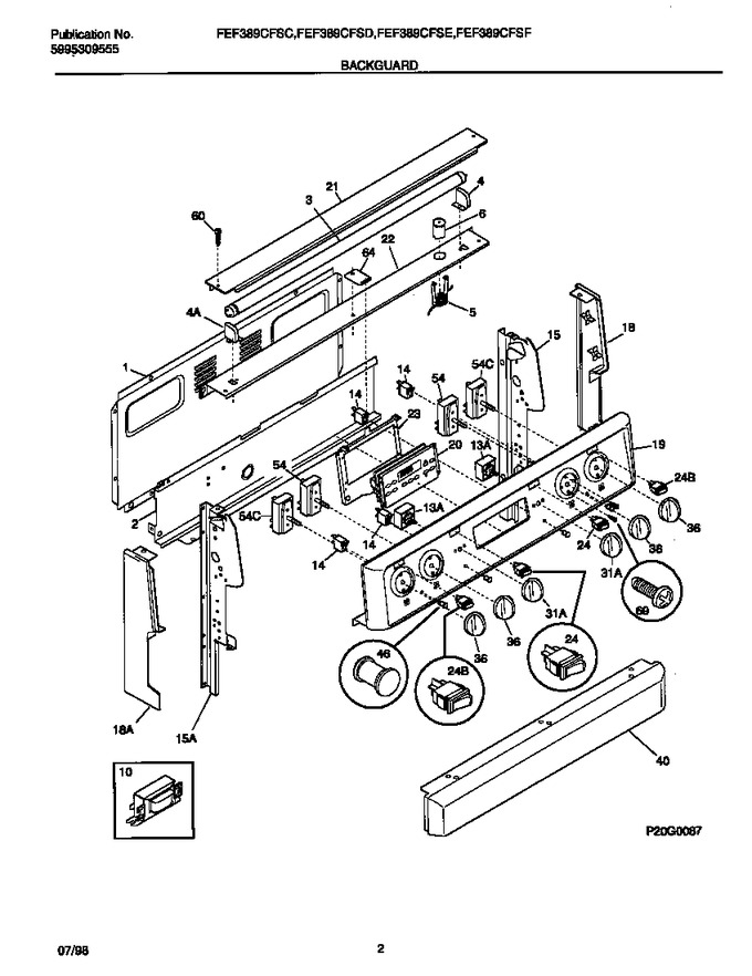 Diagram for FEF389CFSC