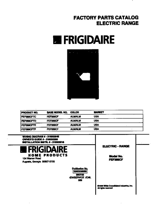 Diagram for FEF389CFTE