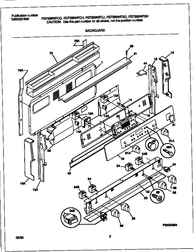 Diagram for FEF389WFCH