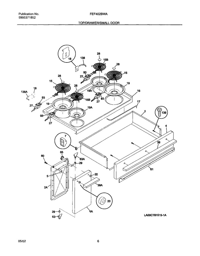 Diagram for FEF402BWA