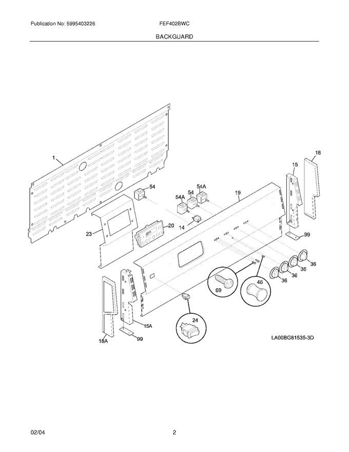 Diagram for FEF402BWC