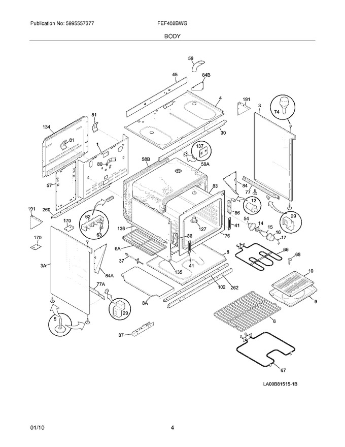 Diagram for FEF402BWG