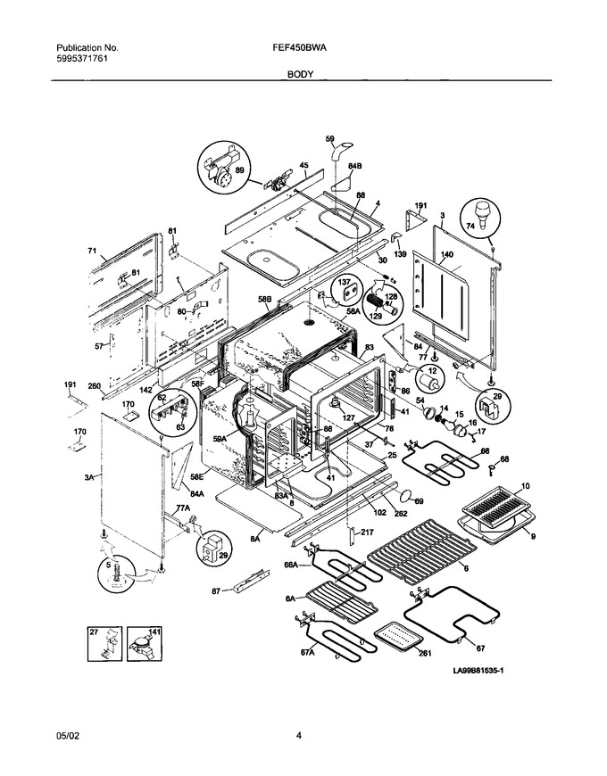 Diagram for FEF450BWA