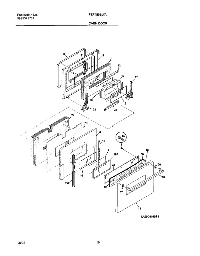 Diagram for FEF450BWA