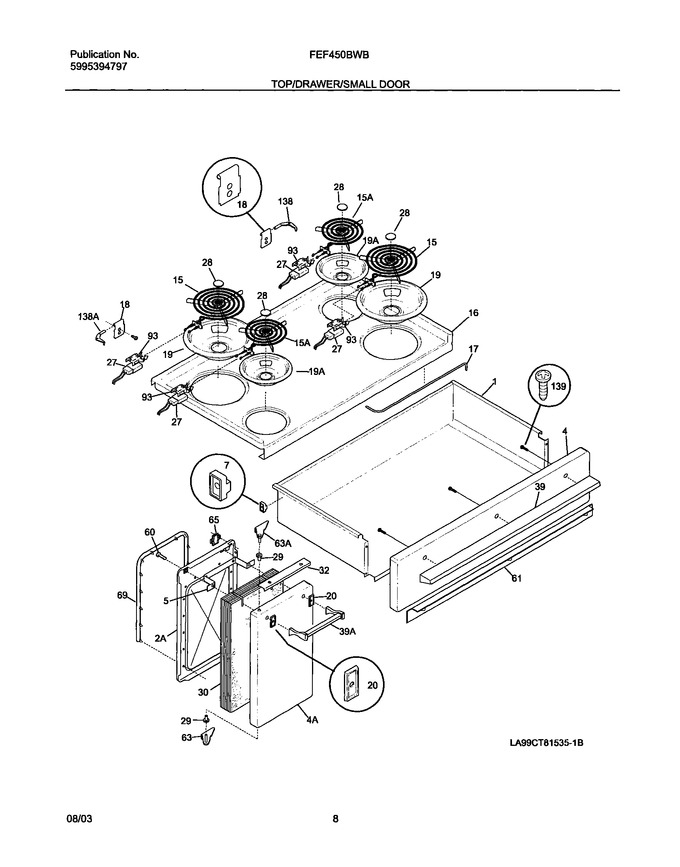 Diagram for FEF450BWB