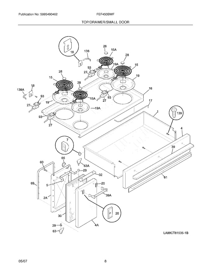 Diagram for FEF450BWF