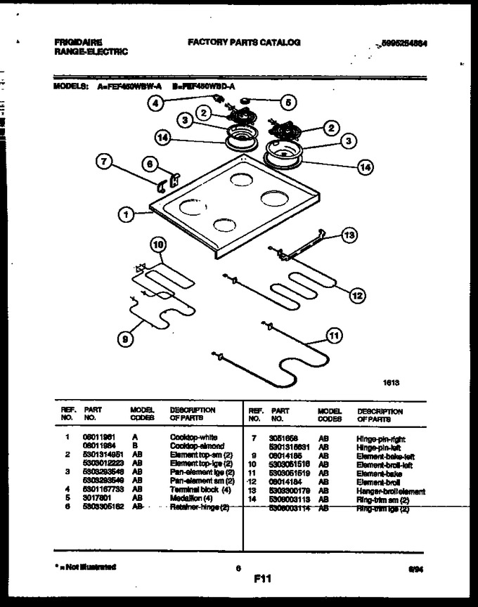 Diagram for FEF450WBWA