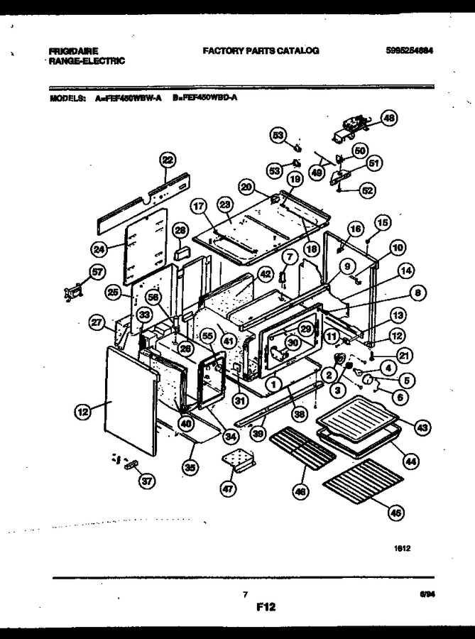 Diagram for FEF450WBDA