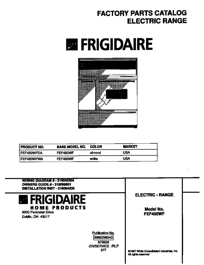 Diagram for FEF450WFWA