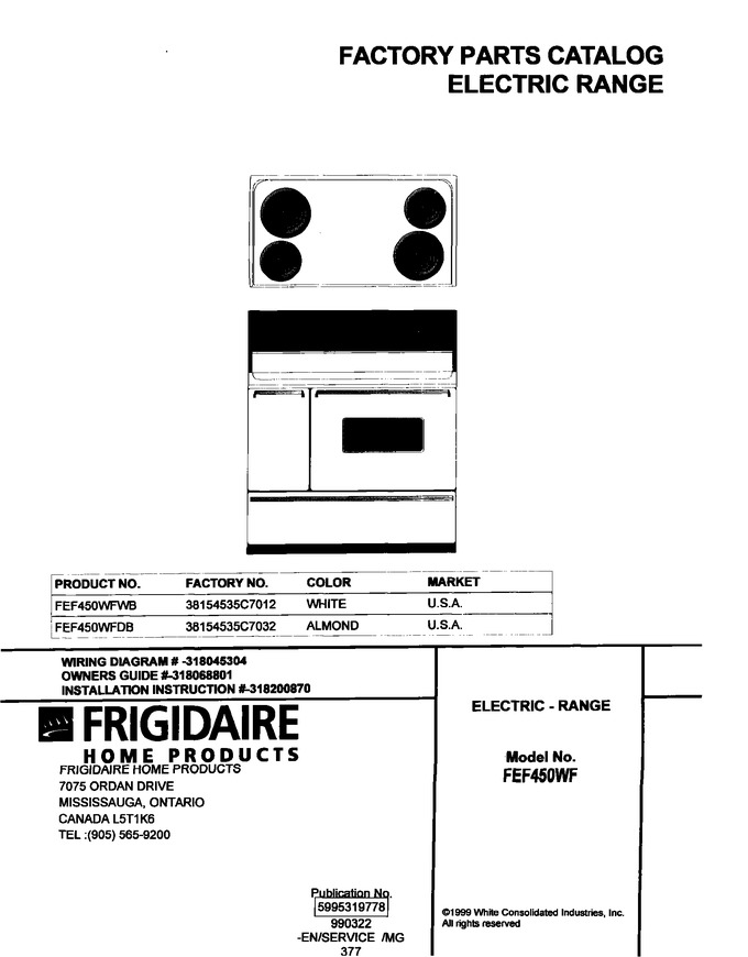 Diagram for FEF450WFWB