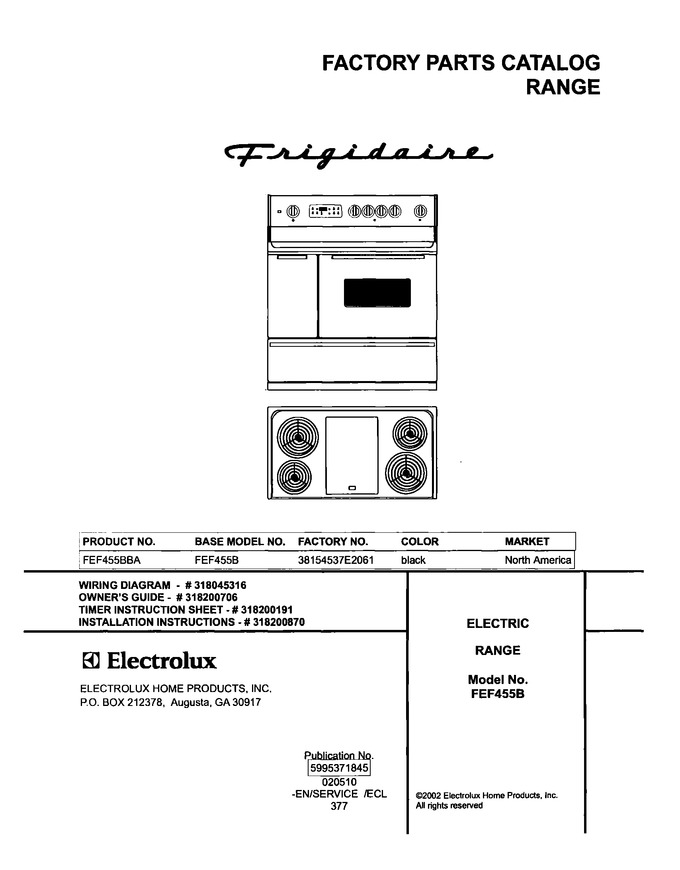 Diagram for FEF455BBA
