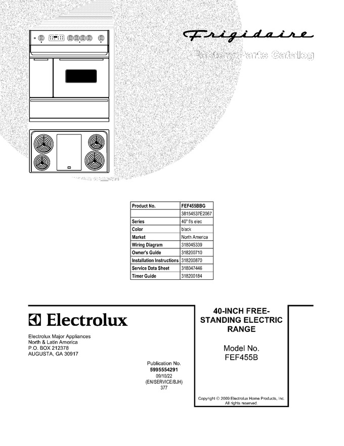 Diagram for FEF455BBG