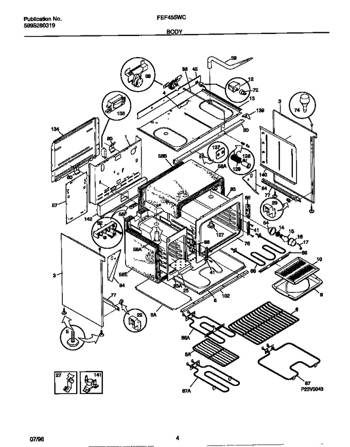 Diagram for FEF455WCBB