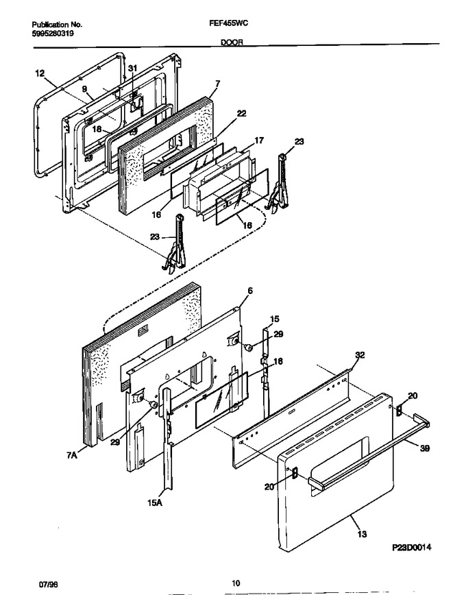 Diagram for FEF455WCBB