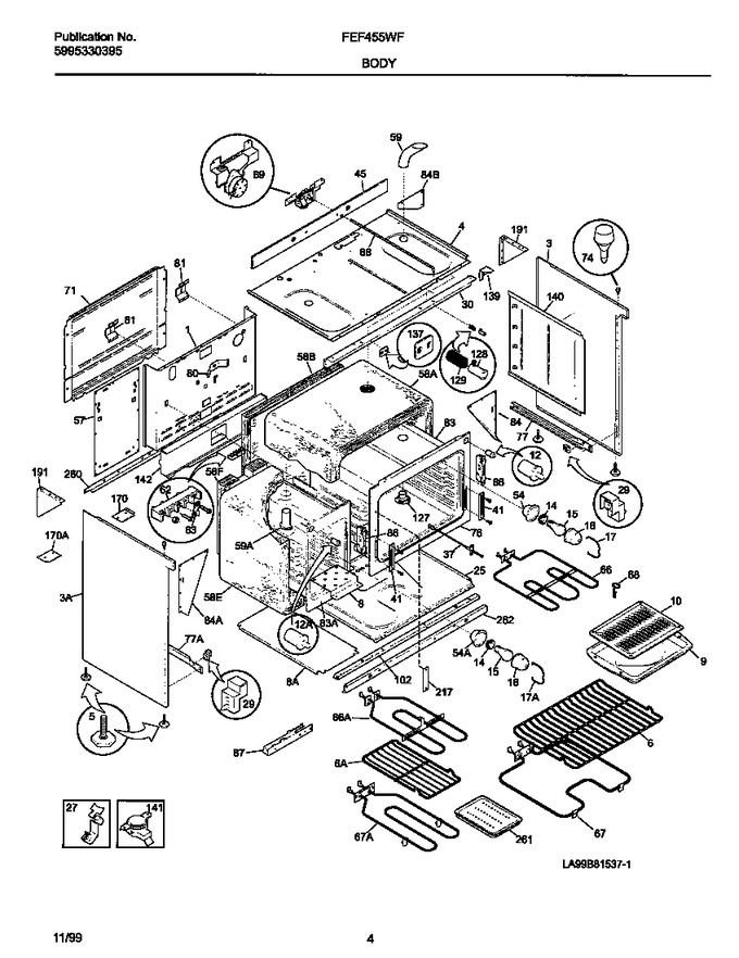 Diagram for FEF455WFBE
