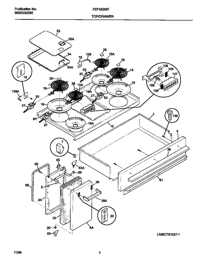 Diagram for FEF455WFBE