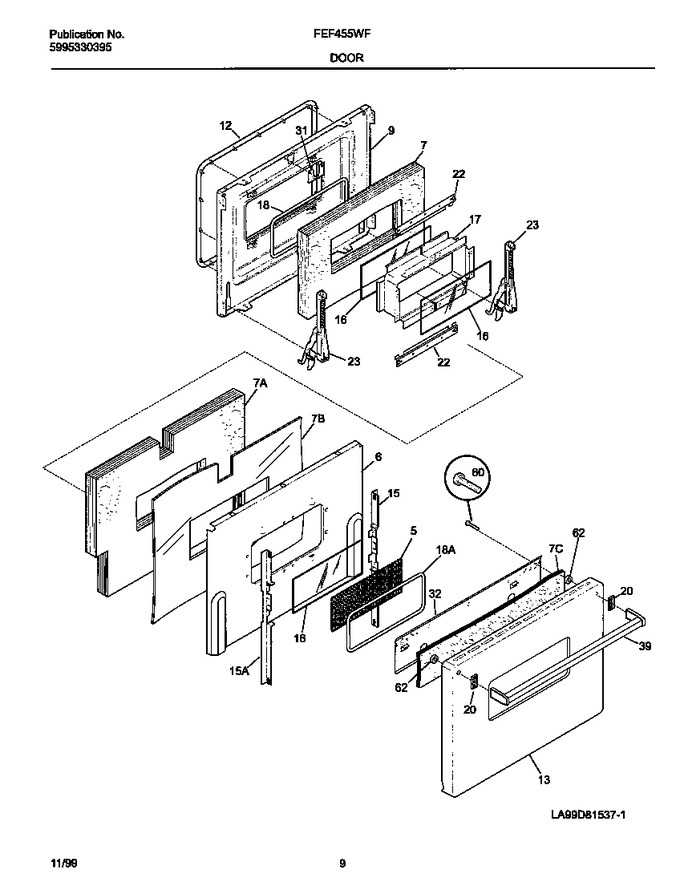 Diagram for FEF455WFBE