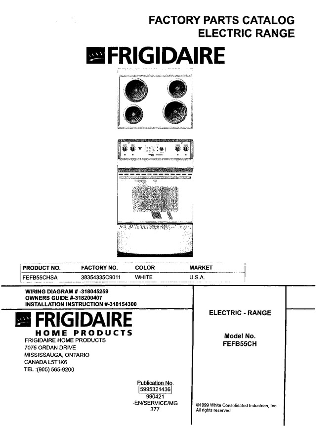 Diagram for FEFB55CHSA