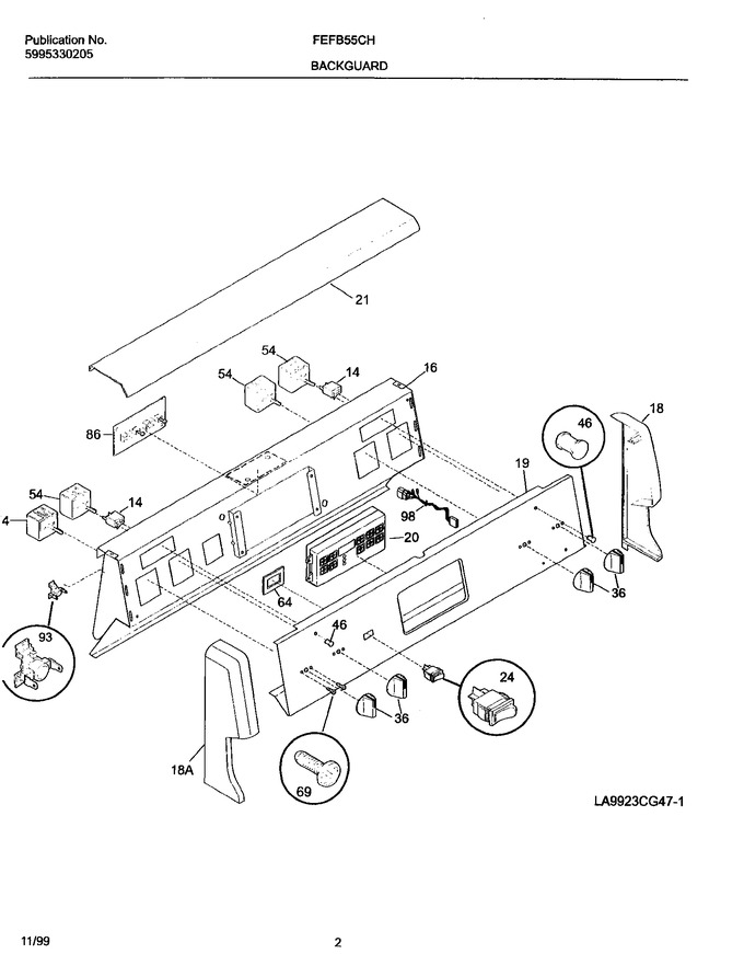 Diagram for FEFB55CHSE