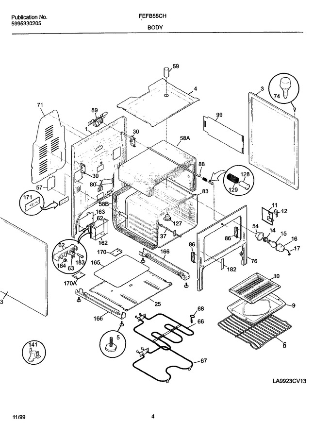 Diagram for FEFB55CHSE