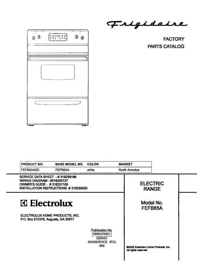 Diagram for FEFB65ASD