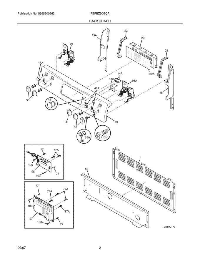 Diagram for FEFBZ90GCA