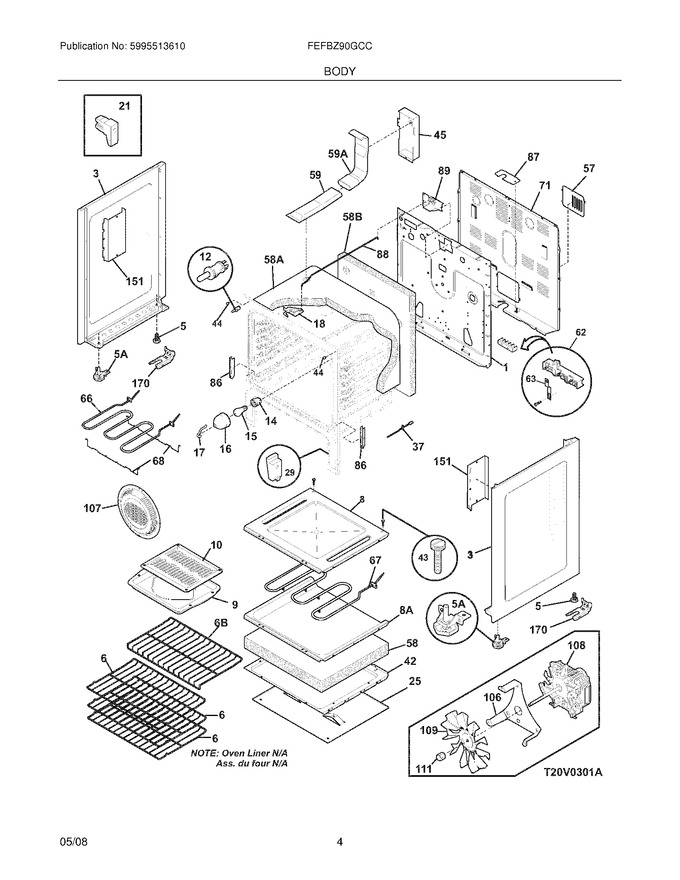 Diagram for FEFBZ90GCC