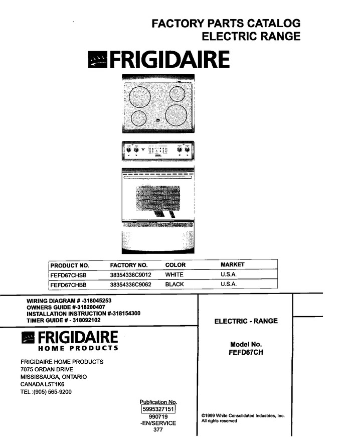 Diagram for FEFD67CHSB