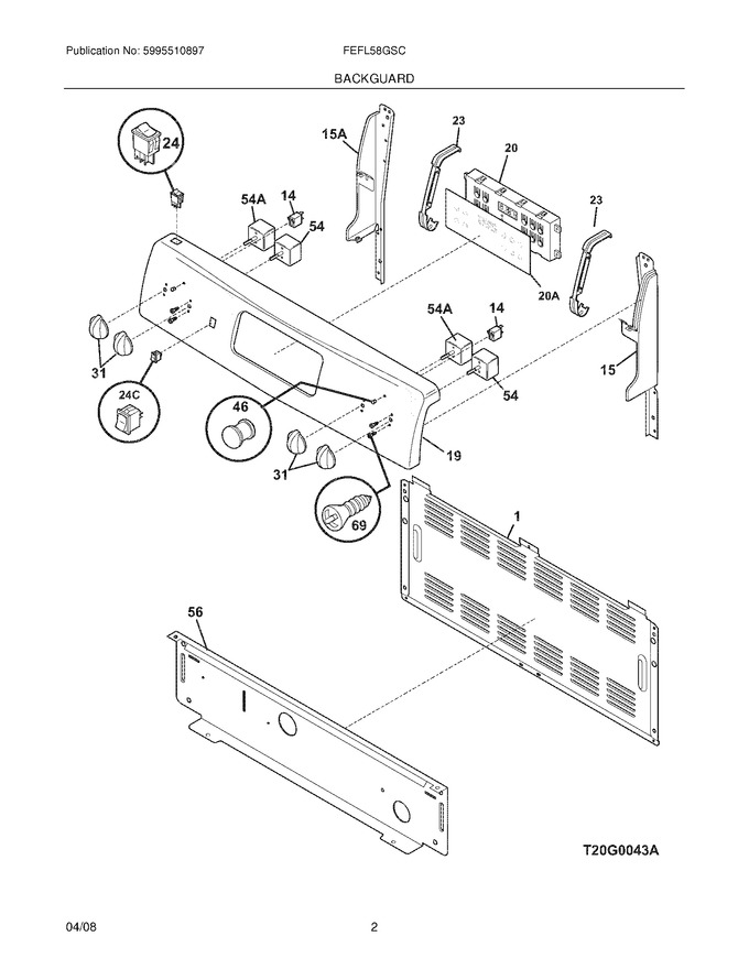 Diagram for FEFL58GSC