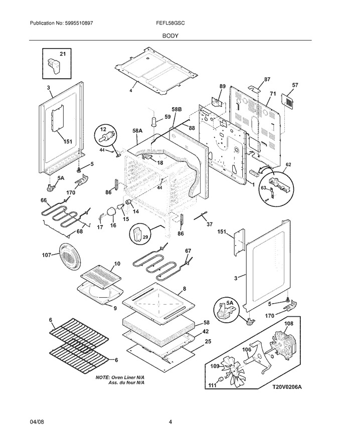 Diagram for FEFL58GSC