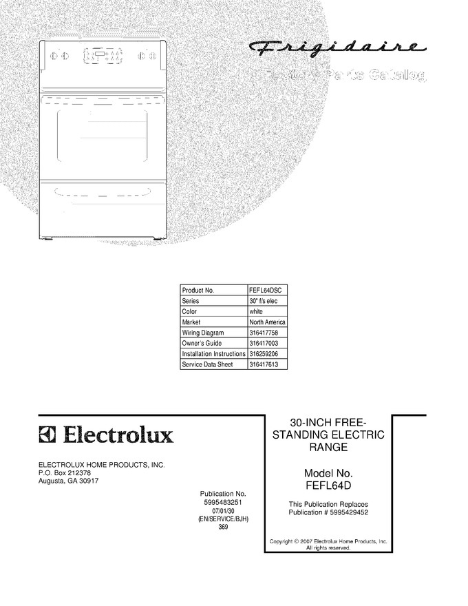 Diagram for FEFL64DSC