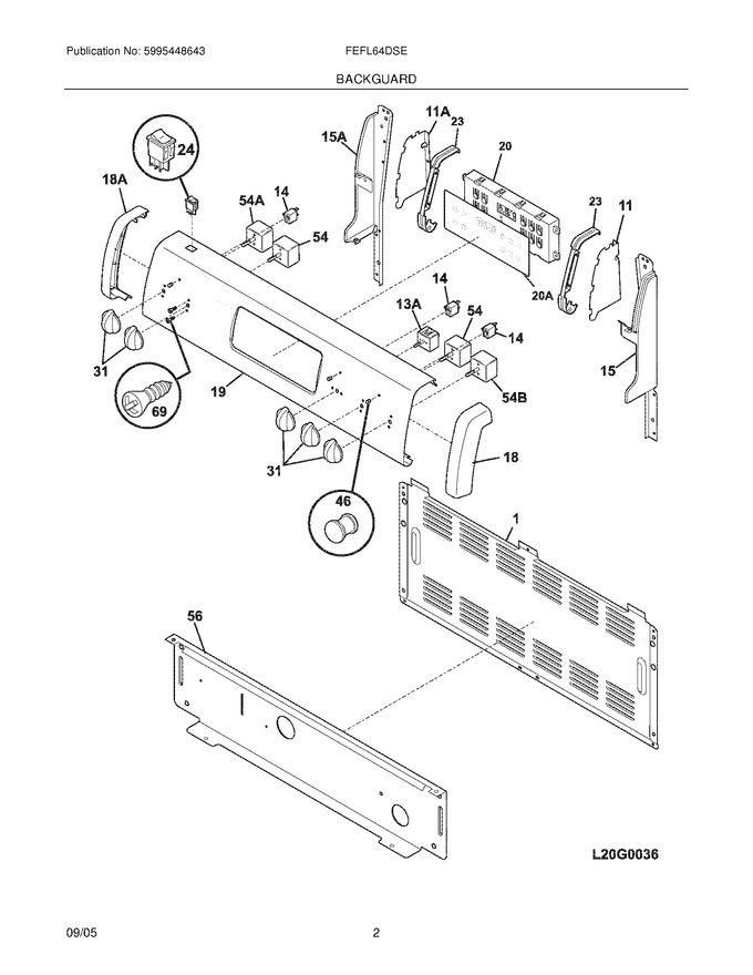 Diagram for FEFL64DSE