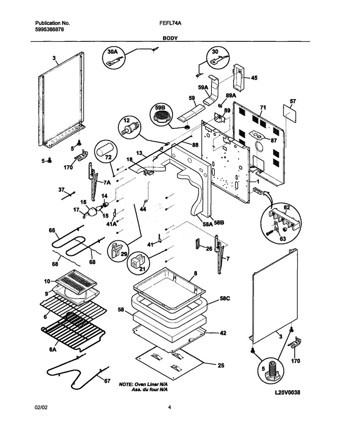Diagram for FEFL74ASC