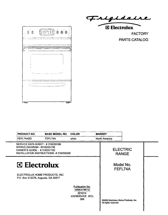 Diagram for FEFL74ASD