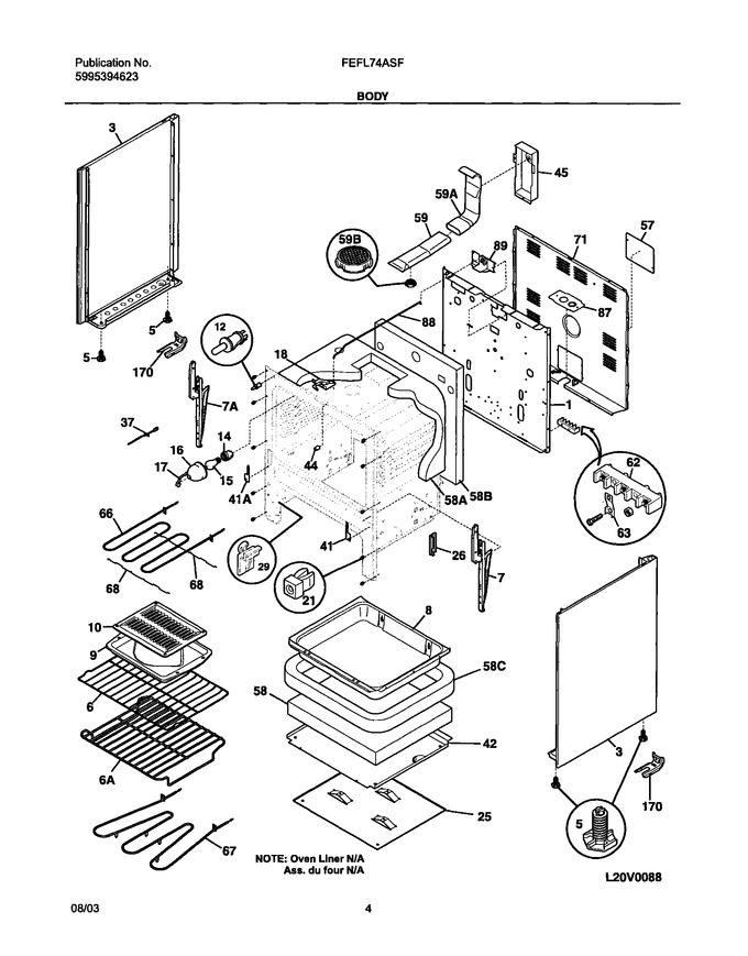 Diagram for FEFL74ASF