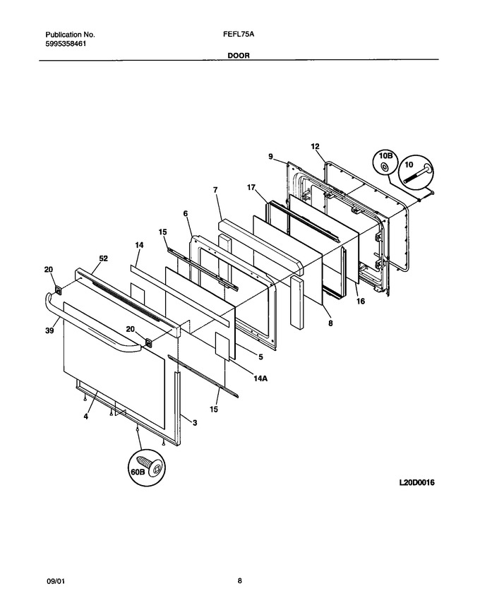 Diagram for FEFL75ASB