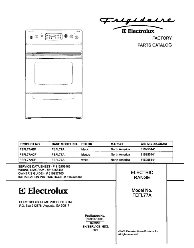 Diagram for FEFL77AQF