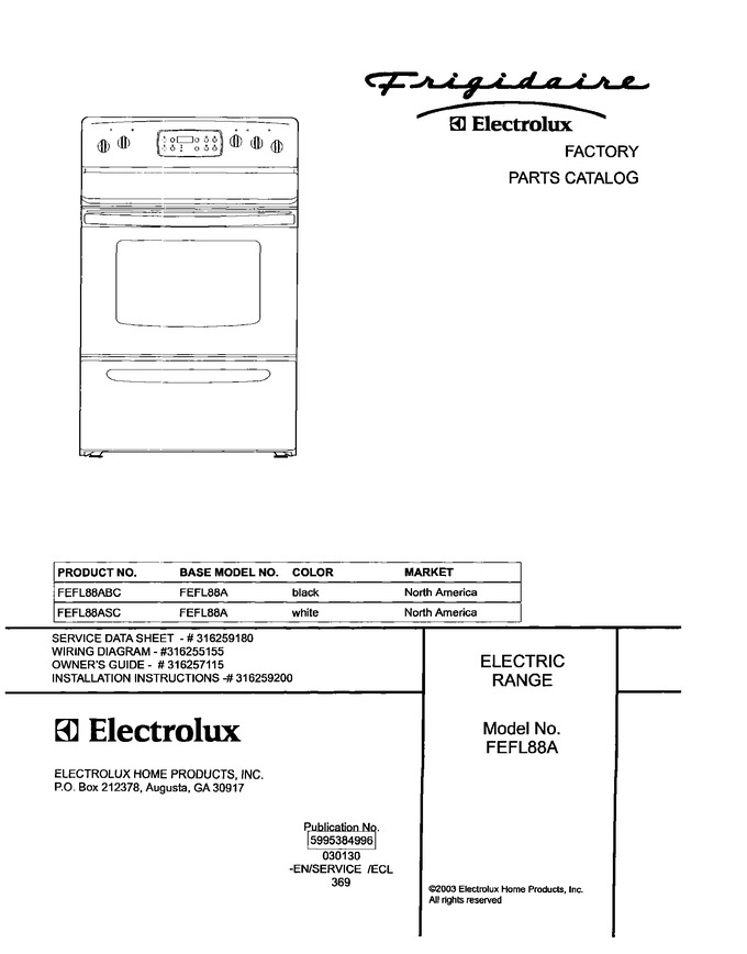 Diagram for FEFL88ASC