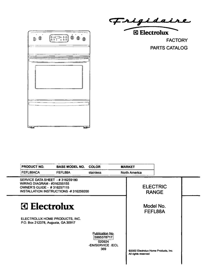 Diagram for FEFL88ACA
