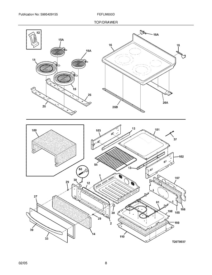 Diagram for FEFLM600DQA