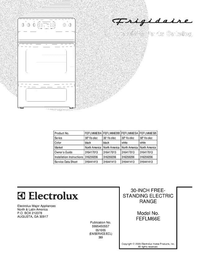 Diagram for FEFLM66ESA