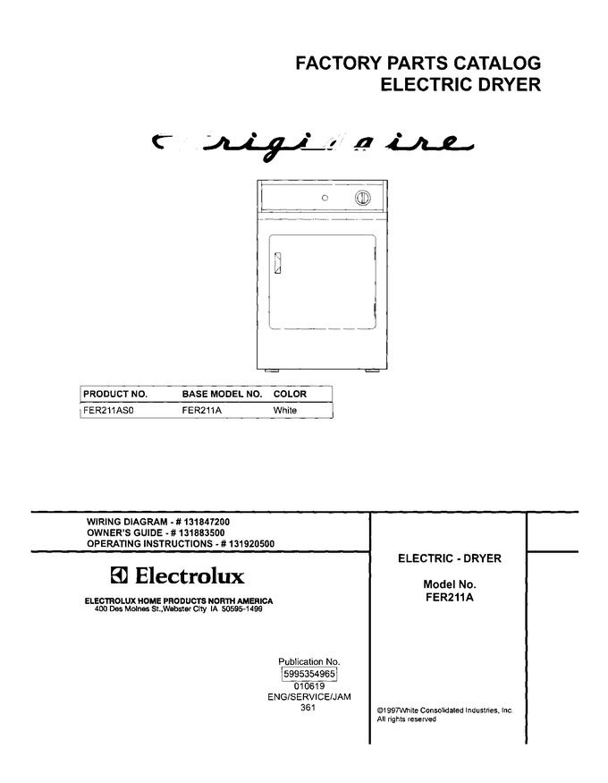 Diagram for FER211AS0