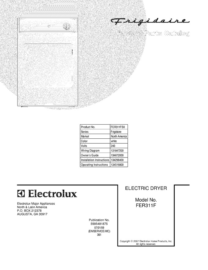 Diagram for FER311FS0
