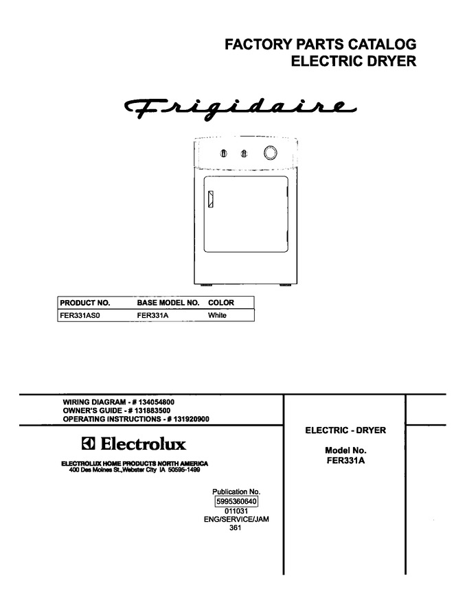 Diagram for FER331AS0