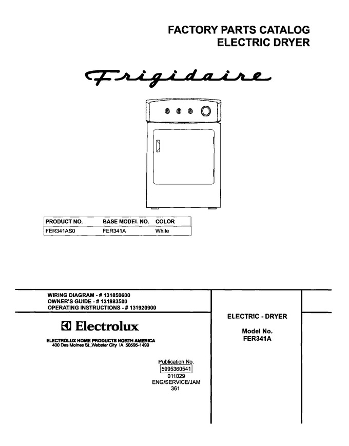 Diagram for FER341AS0