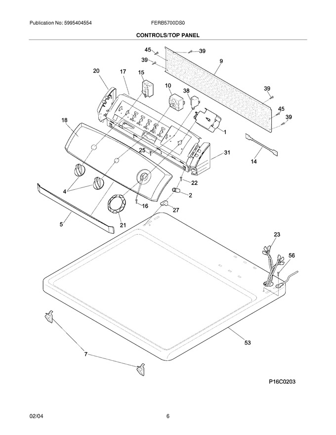 Diagram for FERB5700DS0